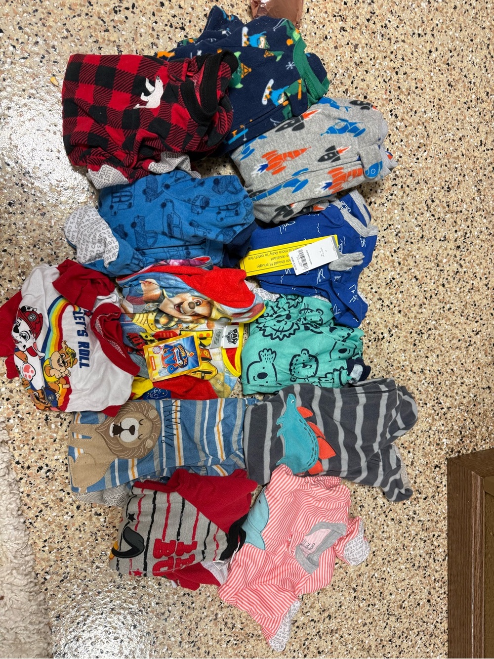 Assorted Kids One-Piece Pajamas - Multi Color